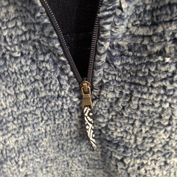 Patriots NFL Sherpa Pull Over Jacket - Picture 5 of 7